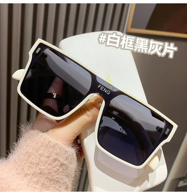 2023 Green Square Sunglasses for Women Anti-UV Driving - Image 6