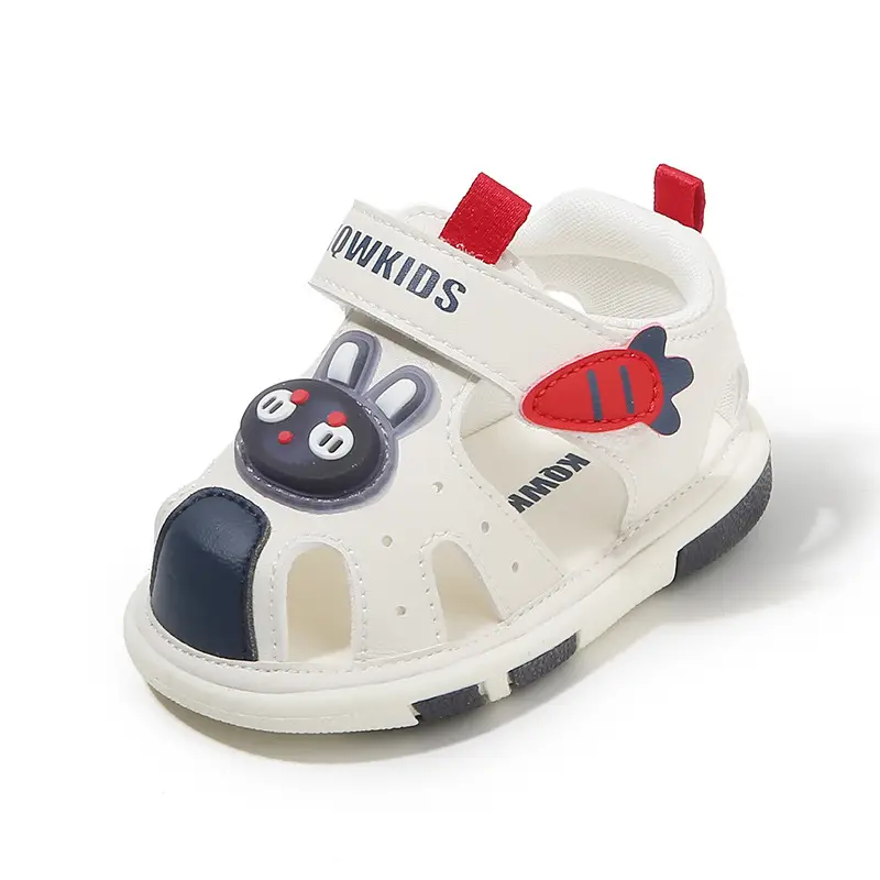 Baby Cartoon LED Sandals for Girls 0-2Yr Soft Leather