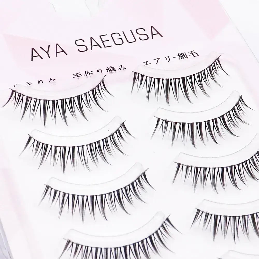 Black Fine Stem False Eyelashes for Women - Image 6