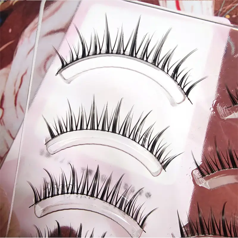 Black Fine Stem False Eyelashes for Women — feature 10
