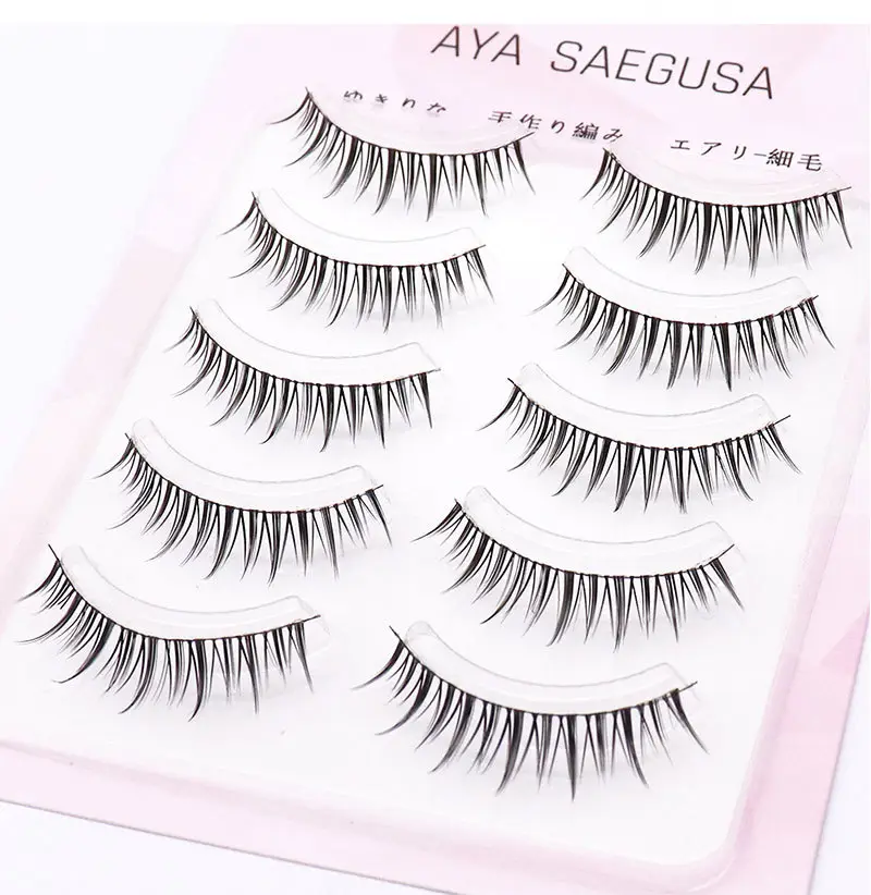 Black Fine Stem False Eyelashes for Women — feature 7