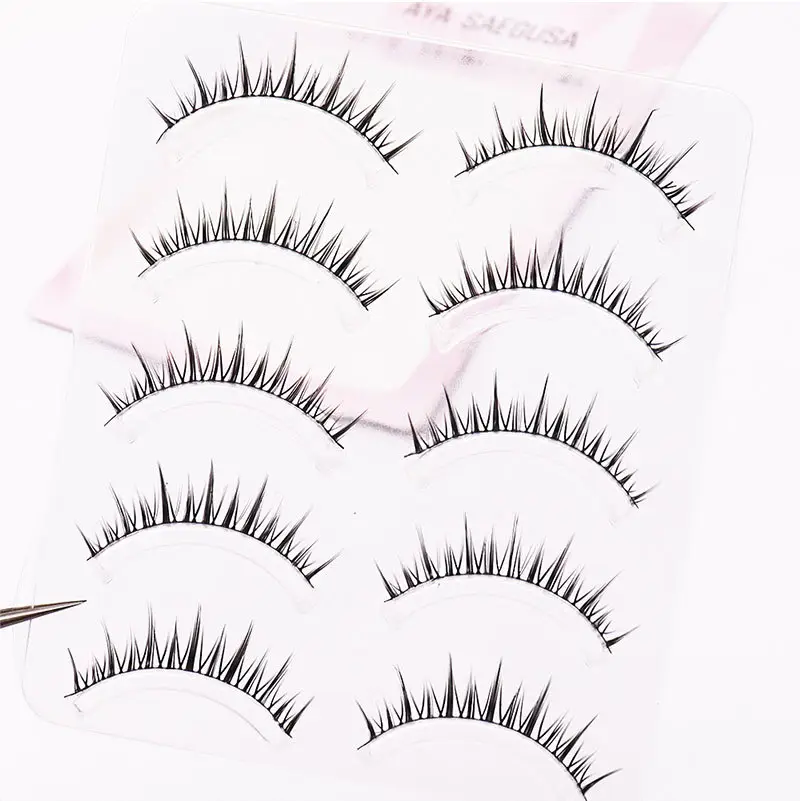 Black Fine Stem False Eyelashes for Women — feature 8