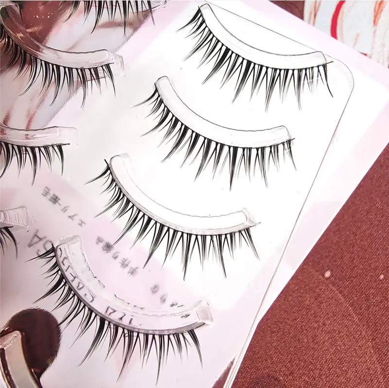 Black Fine Stem False Eyelashes for Women — feature 9