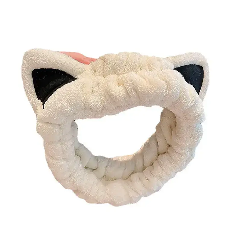 Korean Cat Ears Plush Headband for Girls Women
