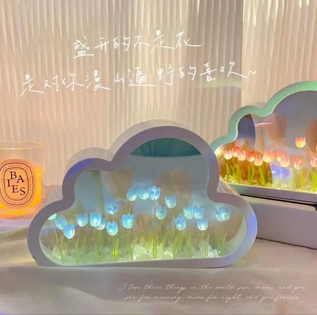 LED Cloud Mirrors Nightlight Decor for Home — feature 12