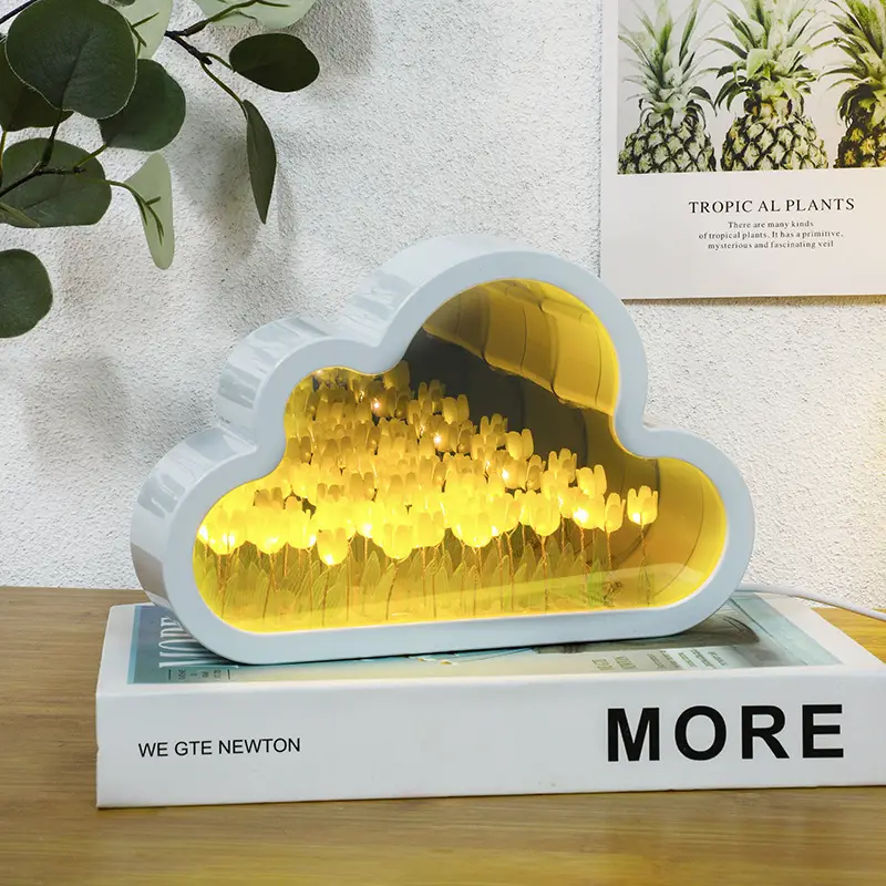 20 yellow clouds tulip night light material bag [flower sea style] gift bag