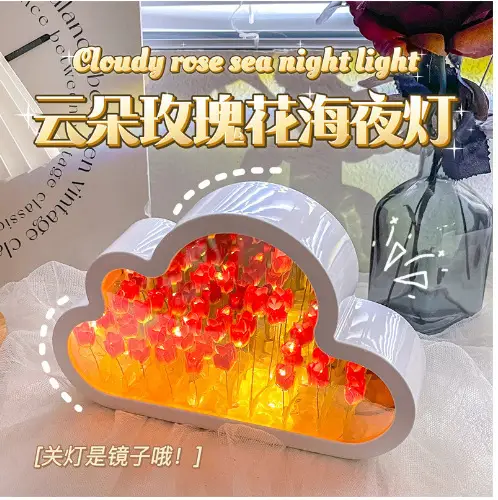 LED Cloud Mirrors Nightlight Decor for Home — feature 2