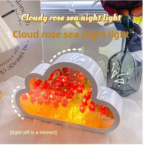 LED Cloud Mirrors Nightlight Decor for Home - Image 18