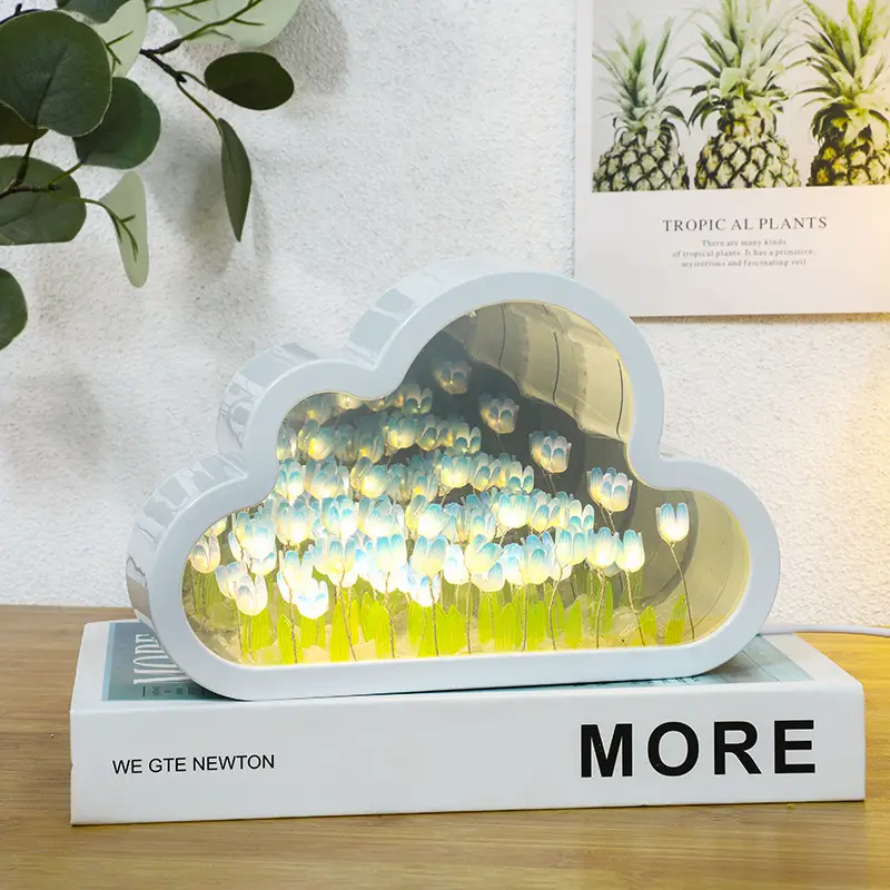 LED Cloud Mirrors Nightlight Decor for Home - Image 8