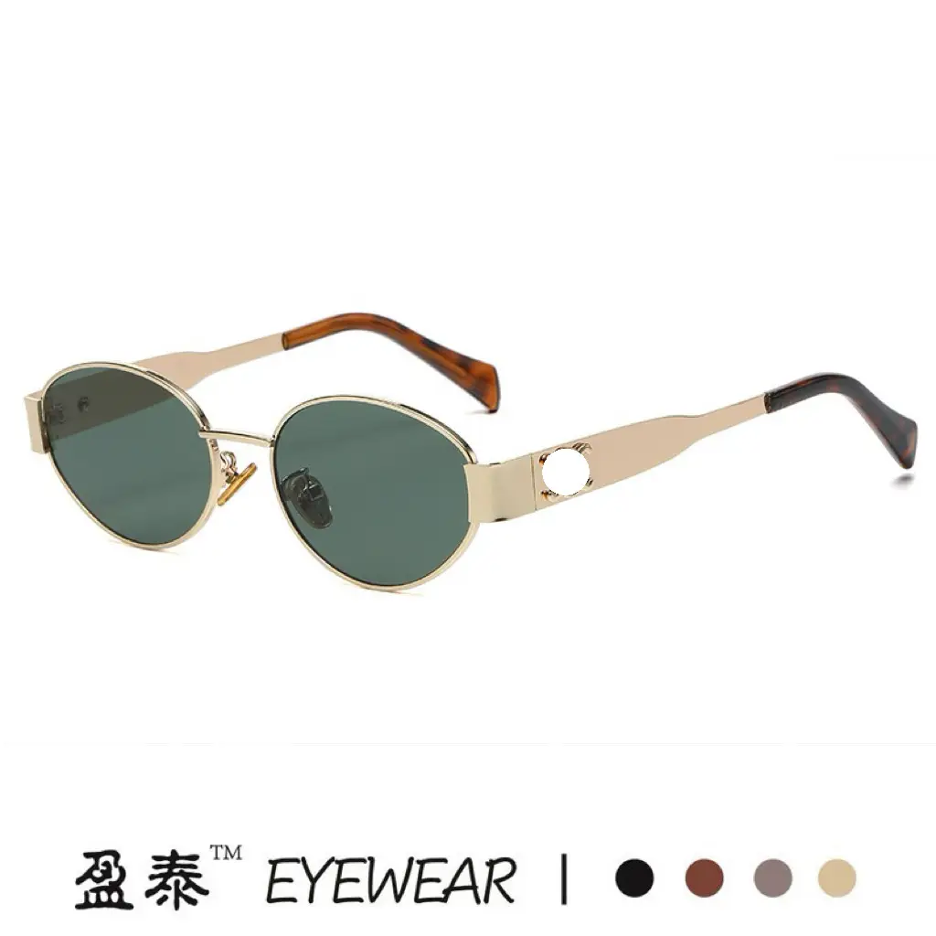 Silver Black Cat Eye Sunglasses for Women - Image 8