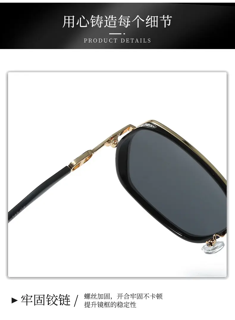 Women's UV400 Sunglasses with Gold Frame — feature 15