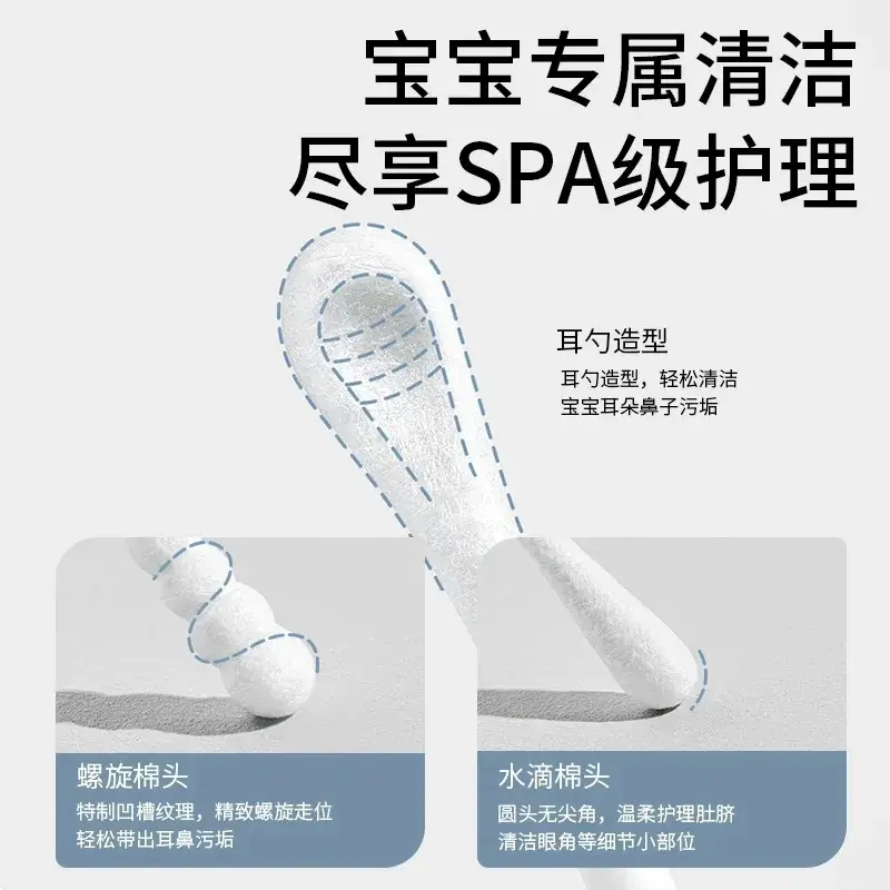 Baby Cotton Swabs for Nose & Ear Use - Image 4