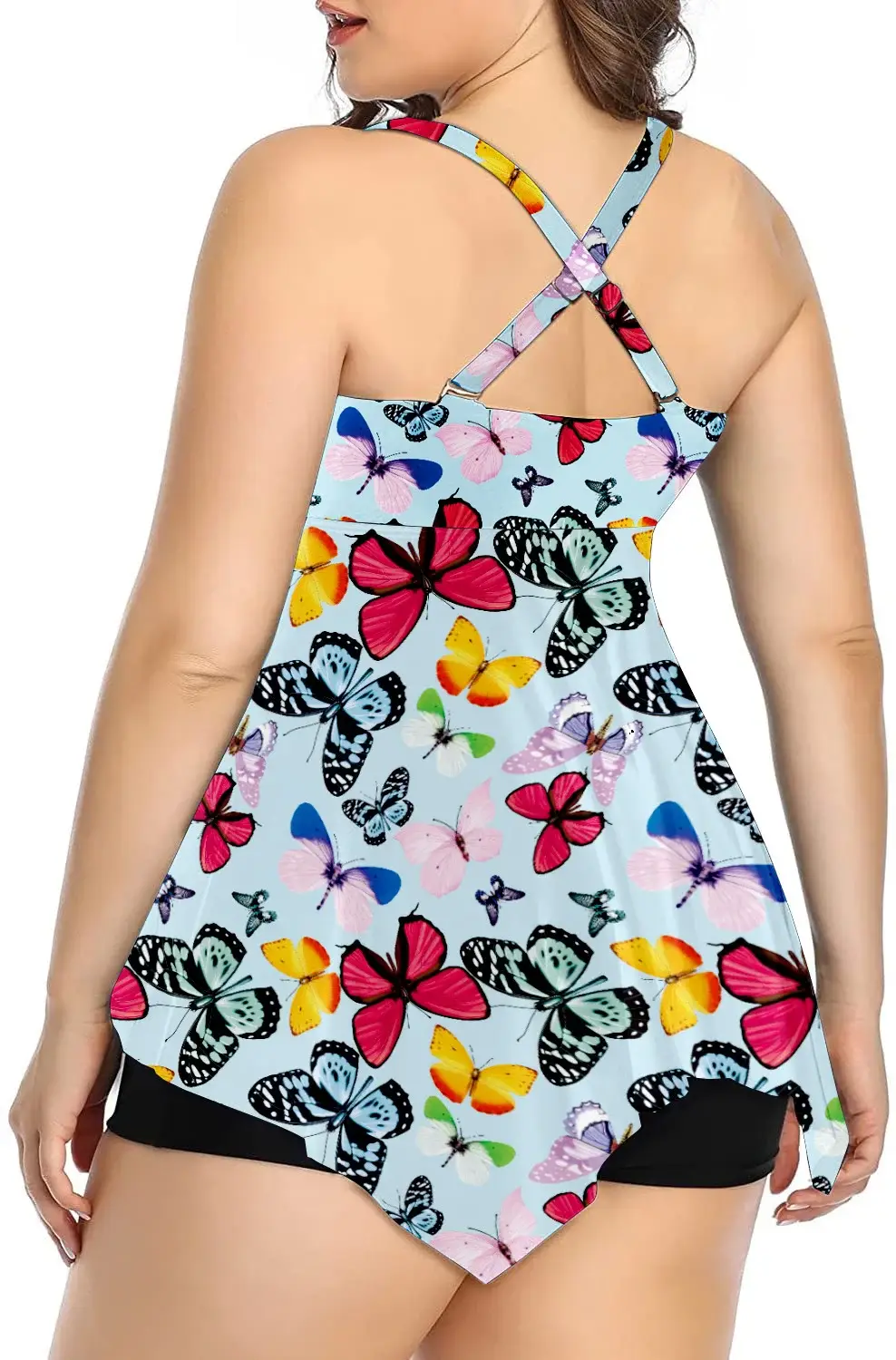 Women's Citrus Print Two-Piece Swimwear Set Plus Size — feature 20
