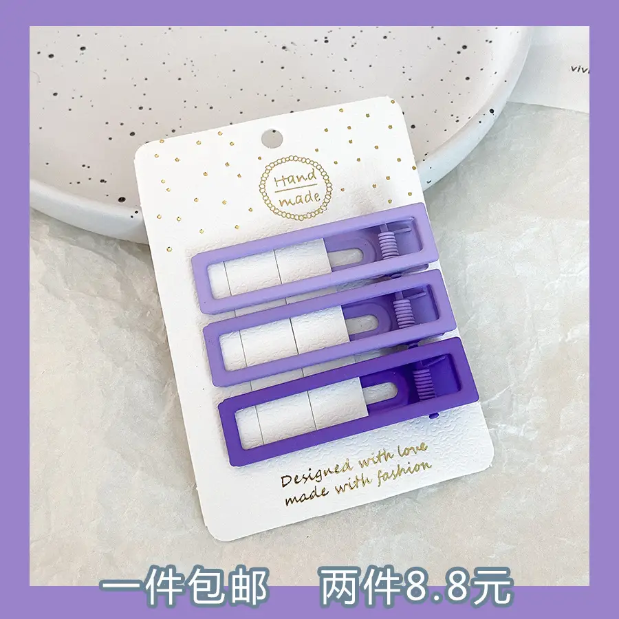 Pink Hair Clips for Women's Side Fringe & Makeup - Image 23
