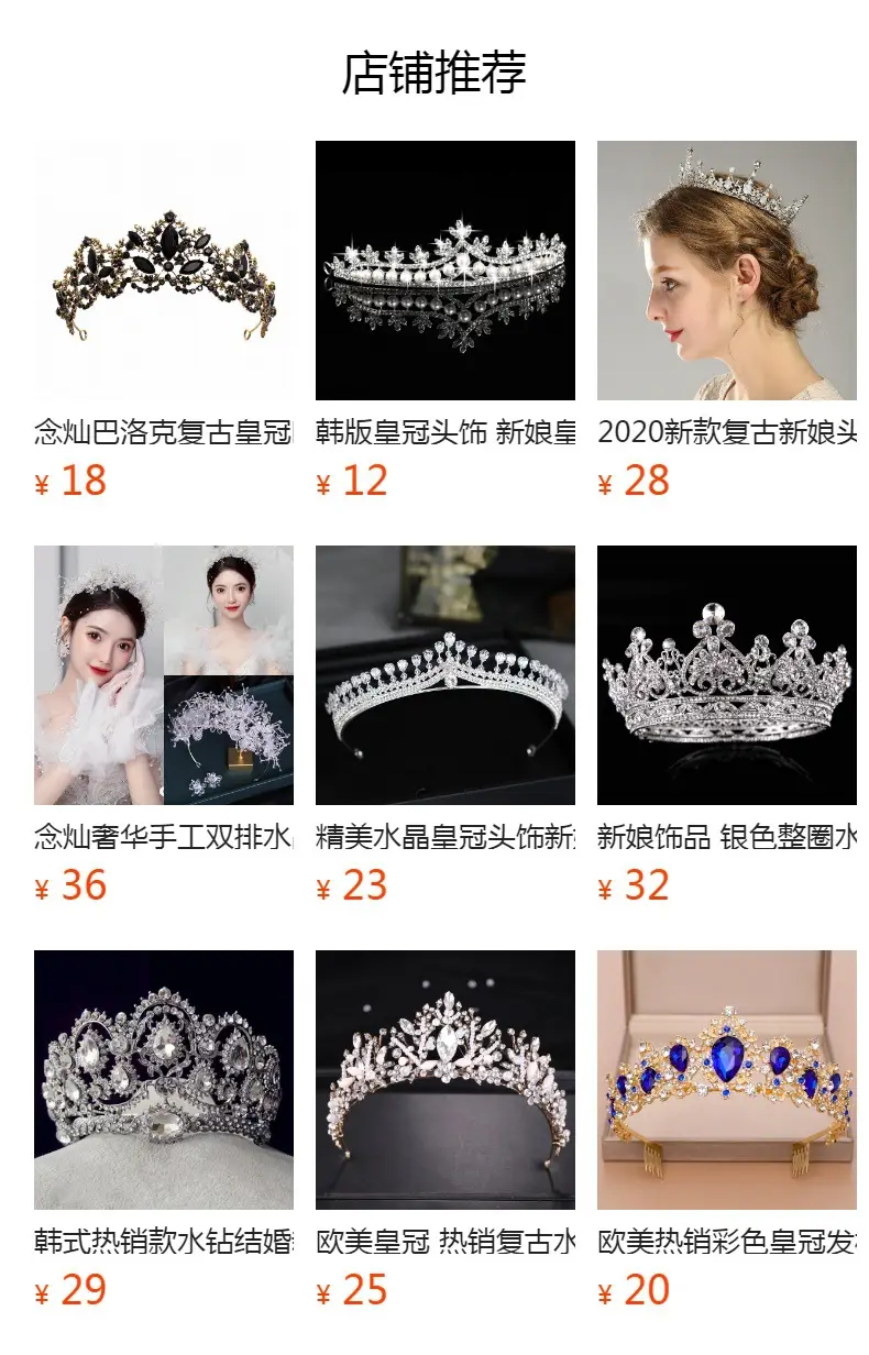 Full Zircon Copper Bridal Crown for Women — feature 1