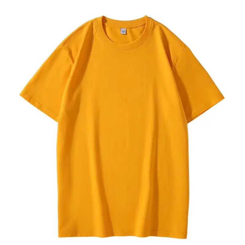 Men Red Cotton Summer T-Shirt Solid Color - Image 12