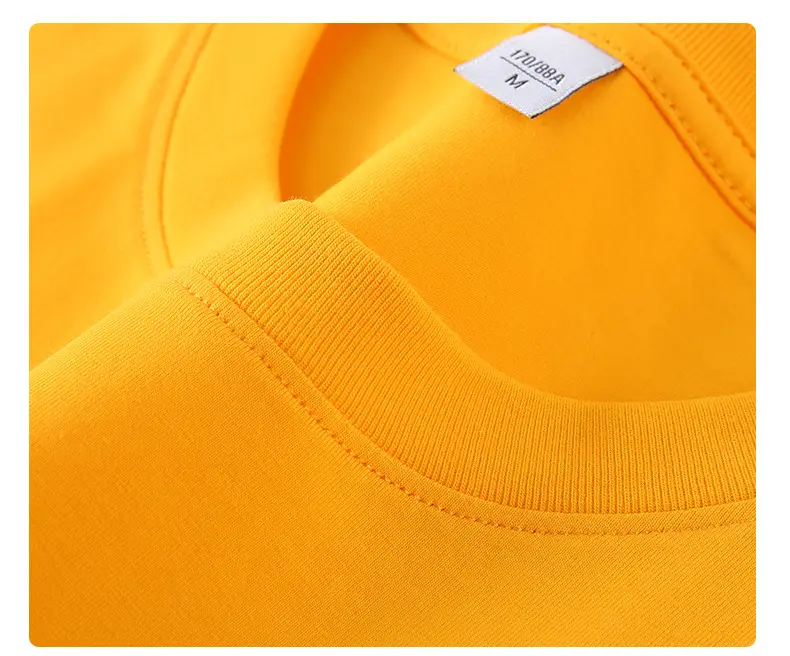 Men Red Cotton Summer T-Shirt Solid Color — feature 5