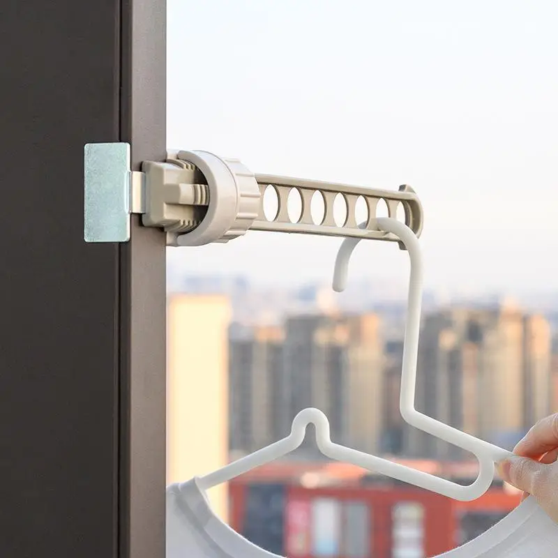 Rotating Snap-In Elastic Window Hanger Rack - Image 5
