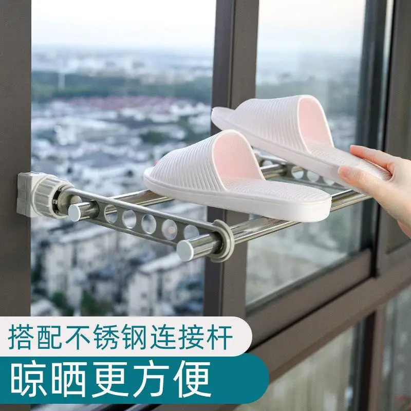 Rotating Snap-In Elastic Window Hanger Rack - Image 7