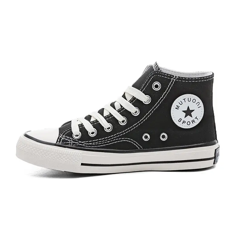 1970S Replica High-Top Canvas Shoes for Women Spring K-Style Versatile Casual Shoes Student Couple Style Cloth Shoes Trendy K19
