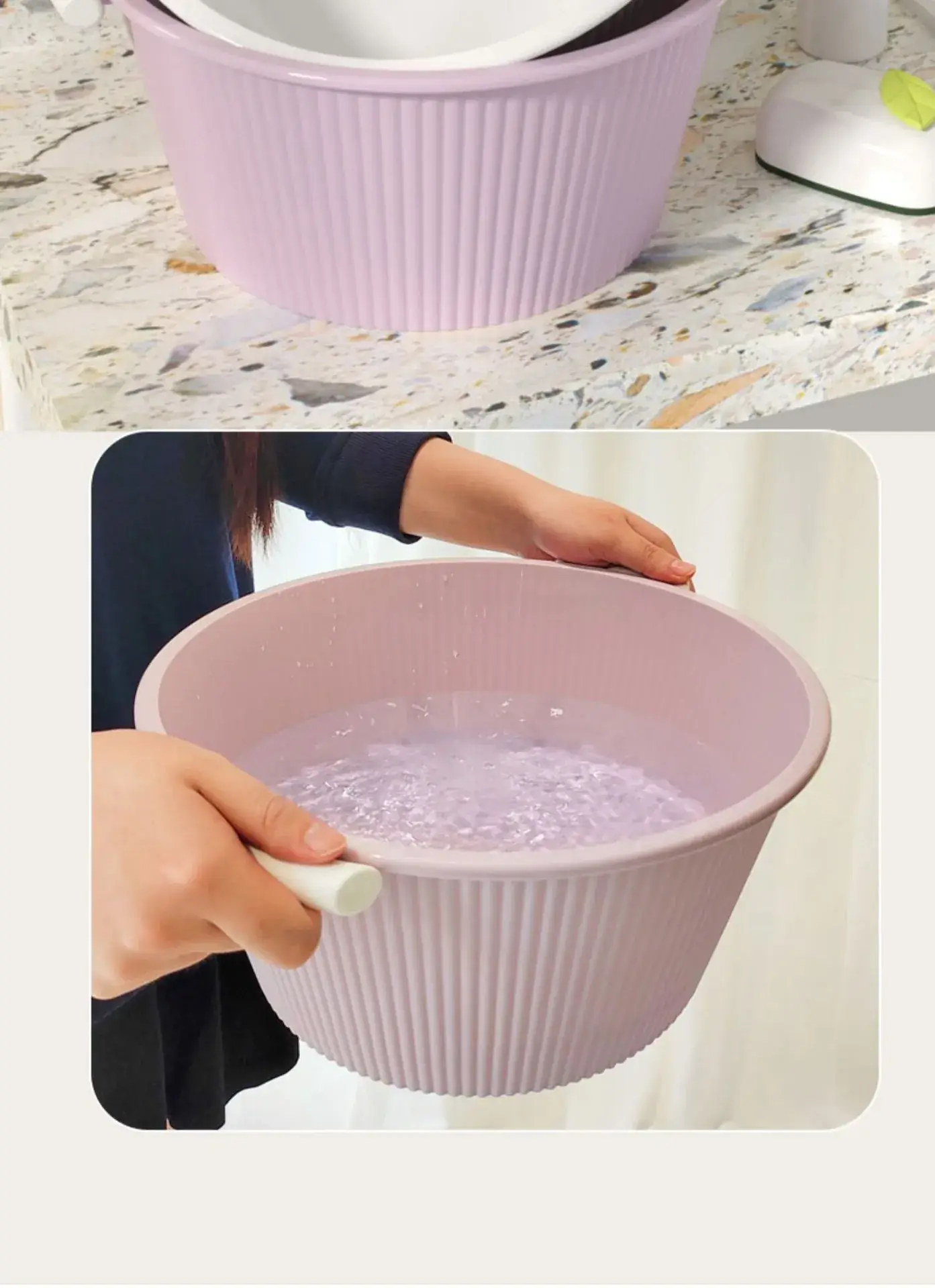 Oversized Thickened Plastic Washbasin for Foot & Clothes Washing — feature 11