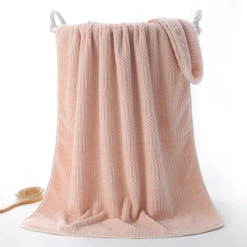 Coral Fleece Bath Towel Extra Thick Absorbent Quick Dry - Image 3
