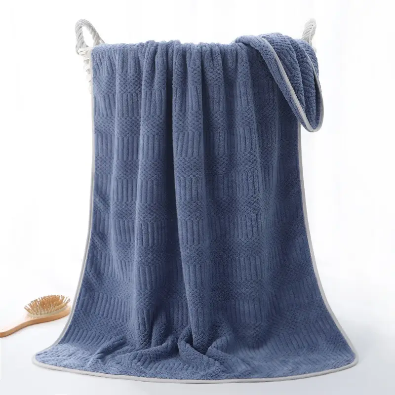 Coral Fleece Bath Towel Extra Thick Absorbent Quick Dry - Image 5