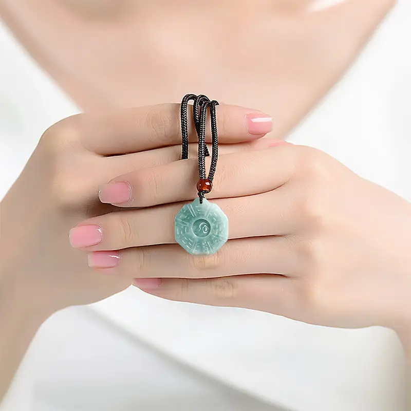 Jade Water Taiji Pendant for Men Women - Image 3