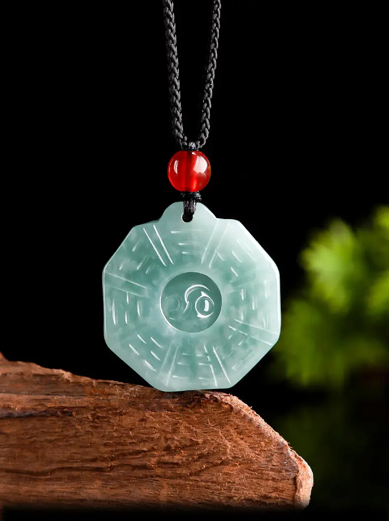 Jade Water Taiji Pendant for Men Women — feature 1