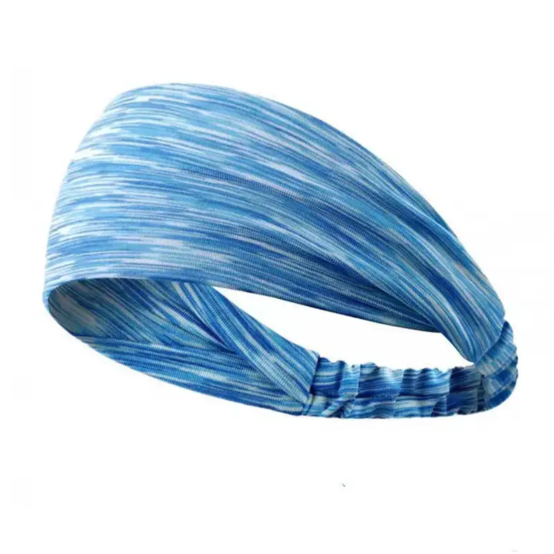 Sweat Absorbent Yoga Hair Band Brown - Image 23