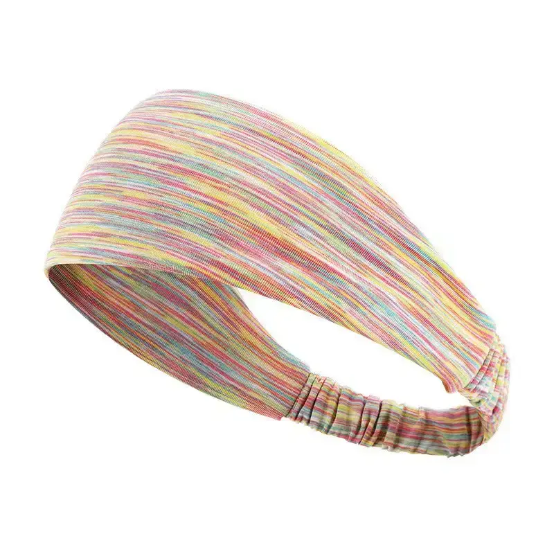 Sweat Absorbent Yoga Hair Band Brown - Image 8