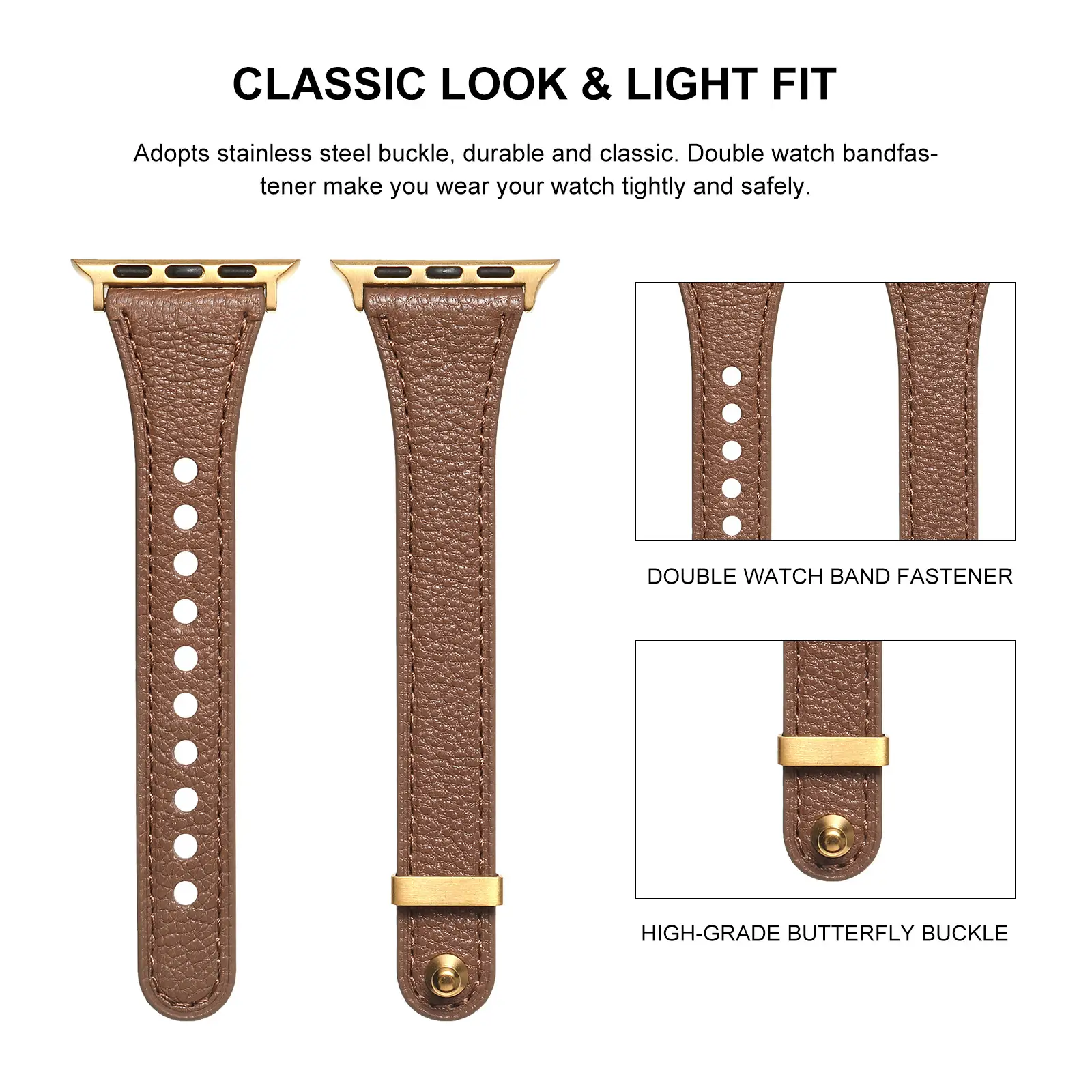 Apple Watch 5678910 Generation Small Waist Goatskin Strap — feature 5
