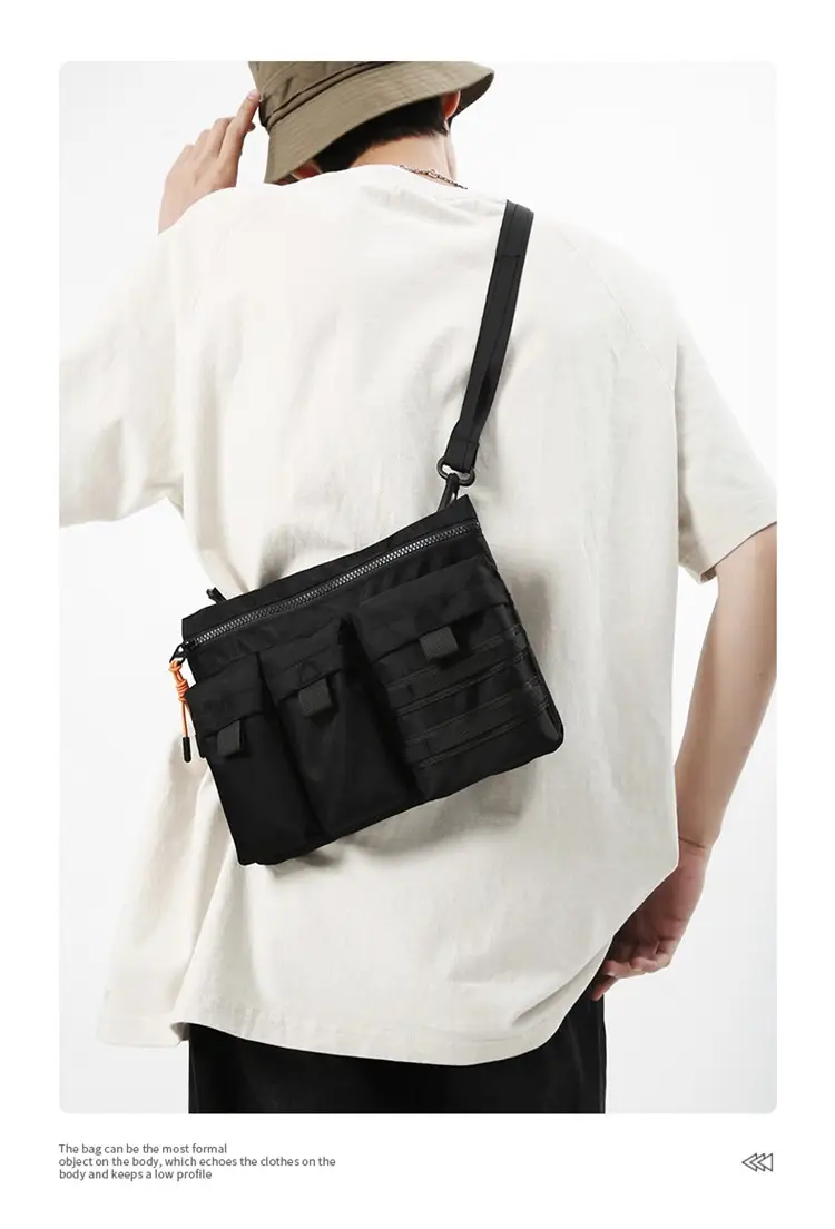 Japanese Multi-Pocket Crossbody Bag for Men — feature 10