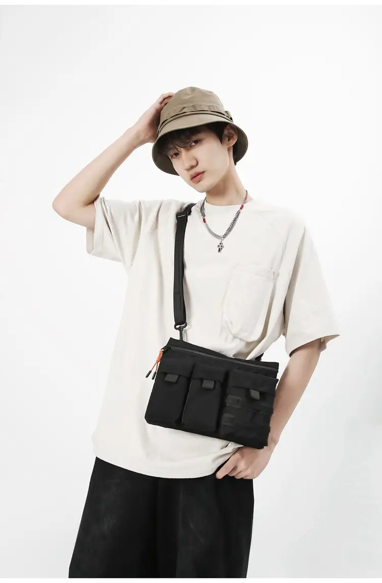Japanese Multi-Pocket Crossbody Bag for Men — feature 11