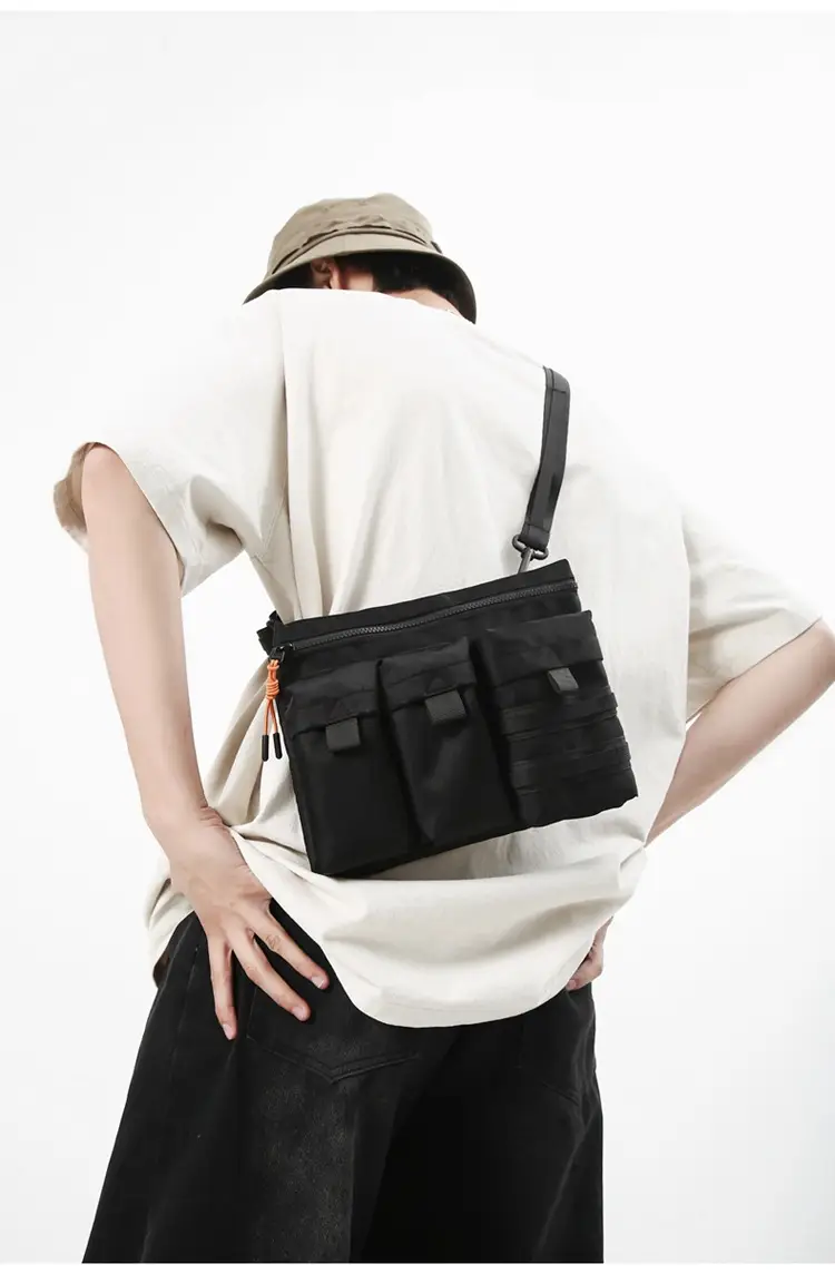 Japanese Multi-Pocket Crossbody Bag for Men — feature 13