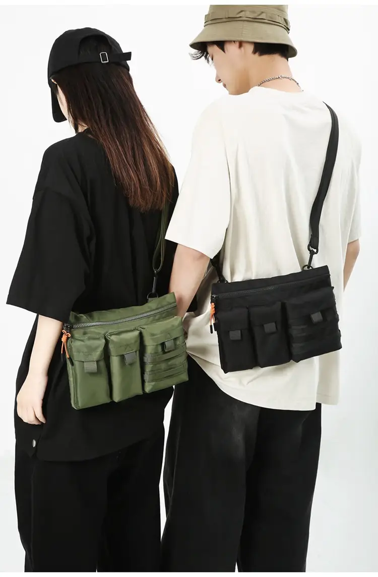 Japanese Multi-Pocket Crossbody Bag for Men — feature 16