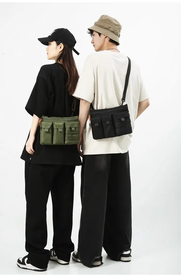 Japanese Multi-Pocket Crossbody Bag for Men — feature 17