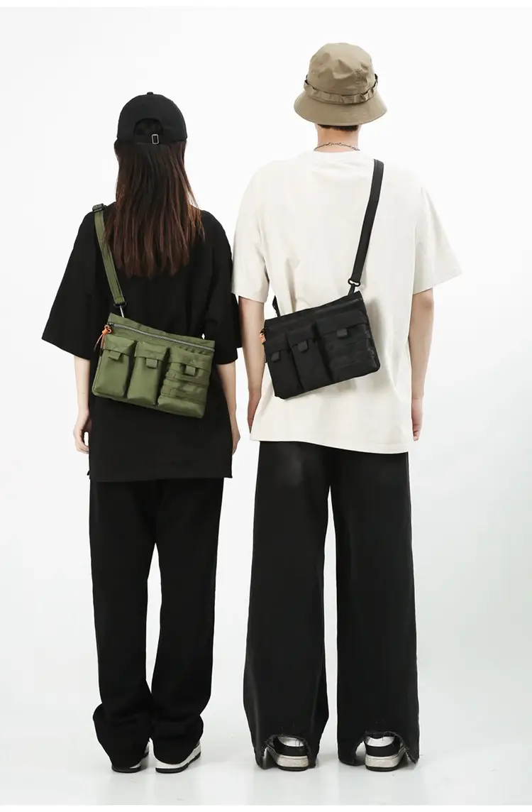 Japanese Multi-Pocket Crossbody Bag for Men — feature 18