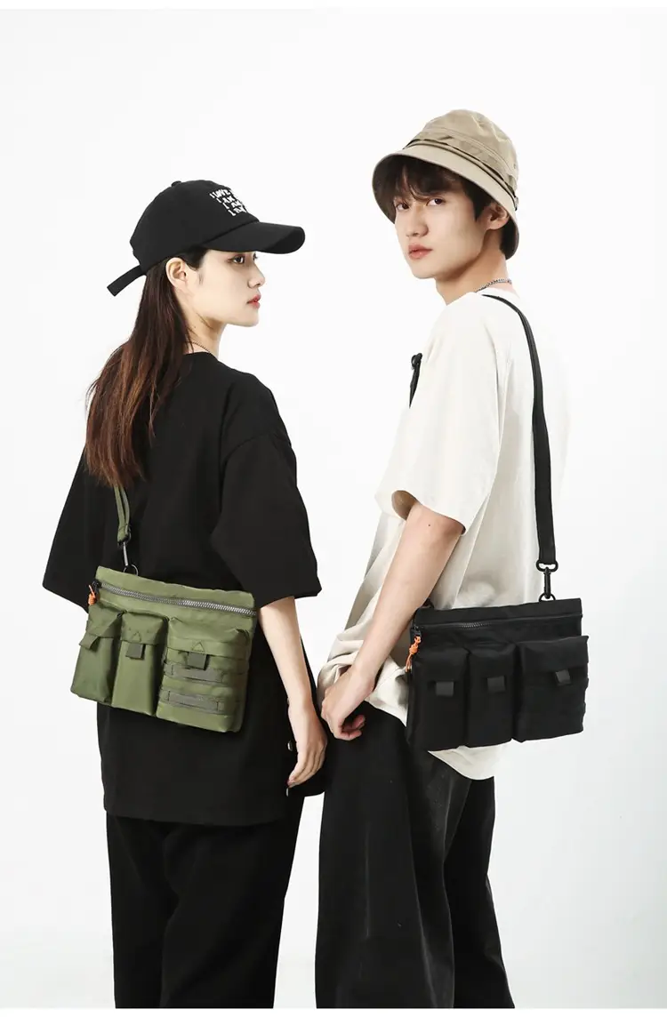 Japanese Multi-Pocket Crossbody Bag for Men — feature 19