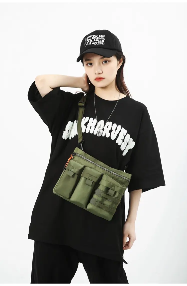 Japanese Multi-Pocket Crossbody Bag for Men — feature 20