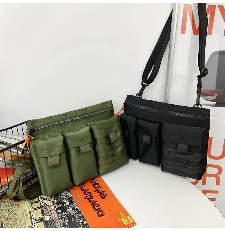 Japanese Multi-Pocket Crossbody Bag for Men — feature 26