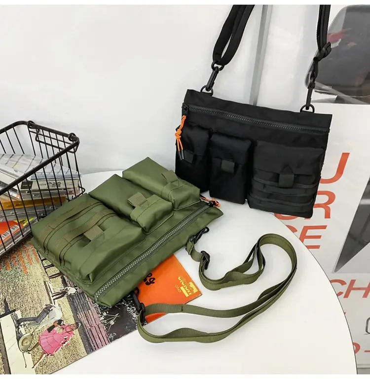 Japanese Multi-Pocket Crossbody Bag for Men — feature 27