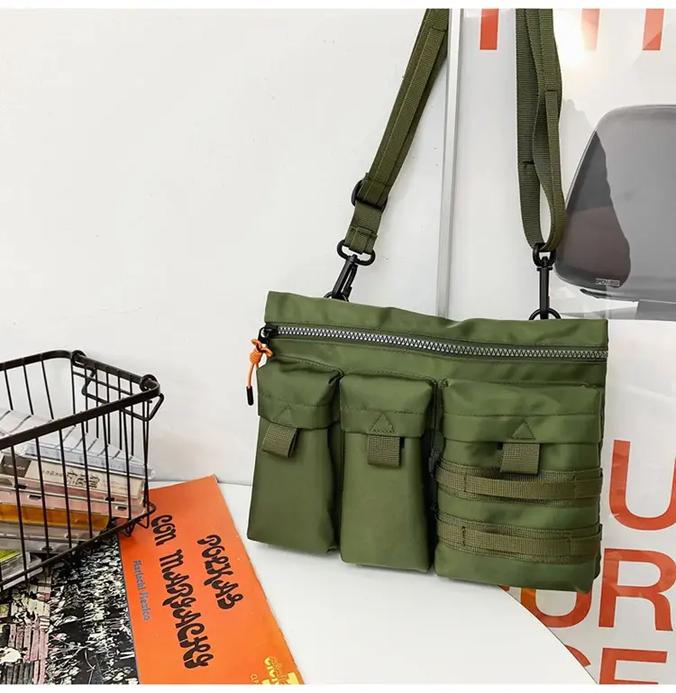 Japanese Multi-Pocket Crossbody Bag for Men — feature 28