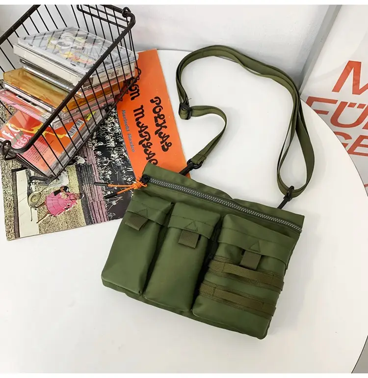 Japanese Multi-Pocket Crossbody Bag for Men — feature 29