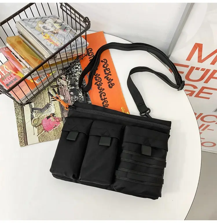 Japanese Multi-Pocket Crossbody Bag for Men — feature 33