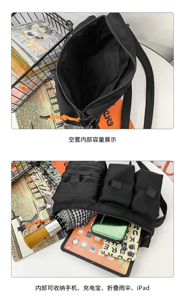 Japanese Multi-Pocket Crossbody Bag for Men — feature 40