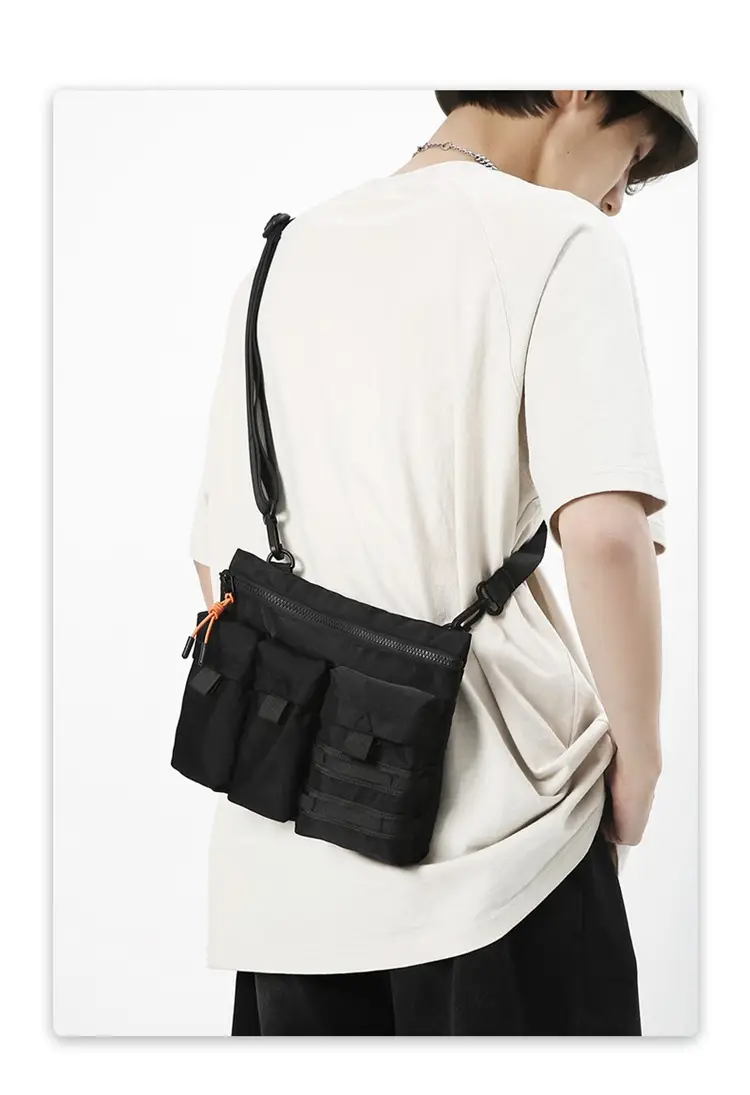Japanese Multi-Pocket Crossbody Bag for Men — feature 9