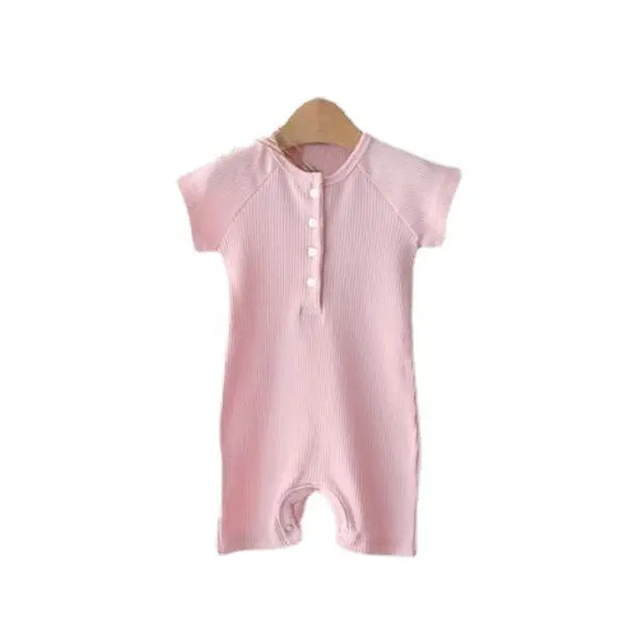 Baby Hooded Pajamas Cotton Summer Wear Light Colors - Image 11