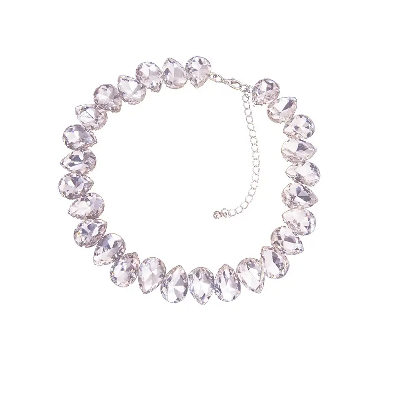 Crystal Exaggerated Necklace for Women with Chain - Image 6
