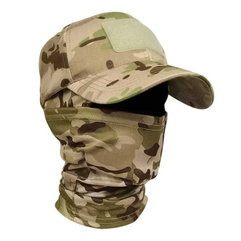 Cross Border Camo Baseball Cap Mask Outdoor Mountaineering Hunting Fishing Sunscreen Cap Tactical Army Fan Baseball Cap — feature 19
